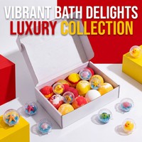 12 bombes de bain bio pour enfants avec jouets surprise, en stock, marque privée