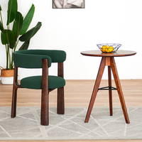 Chaise de salle à manger en bois massif, fauteuil de maison, style nordique simple, dossier en bois, fauteuil de bureau, chaise de salle à manger pour restaurants