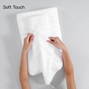 Juego de <span class=keywords><strong>Toallas</strong></span> de Algodón 100% OEKO-TEX al por Mayor, con Borde de Espiga, Felpa, Calidad Hotelera, para Hotel y Hogar - Product Image 4