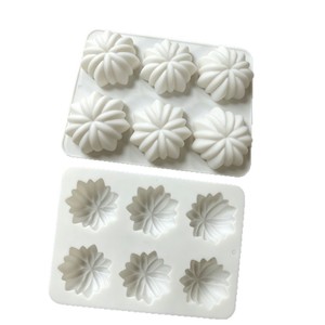 6 Cavity Pumpkin Cake Mold Food Grade <b>Silicone</b> <b>Baking</b> Mold For Home Commercial Use - Product Image 5