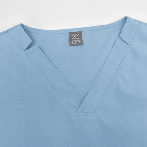 ชุดพยาบาลเสื้อคอวีทรงตรงสำหรับผู้หญิงชุดทางการแพทย์ชุดสปาความงามชุดแพทย์ประจำโรงพยาบาลใหม่ฤดูร้อน2025 - Product Image 4