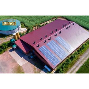 Yüksek Kaliteli Prefabrik Çelik Yapı Ekolojik Hayvan Barınağı İnek At Koyun - Product Image 1