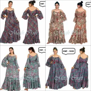 2020 испанская летняя богемная Мода Женская одежда индийское Шелковое Сари платье-оптовая продажа шелковое платье Макси