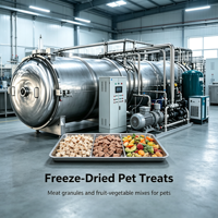 Sécheur par congélation commercial à économie d'énergie, machine de lyophilisation alimentaire à commande PLC intelligente