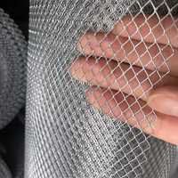 Rouleau de tôle métallique expansée en aluminium 1m x 25m, maille 4x8, durable et léger