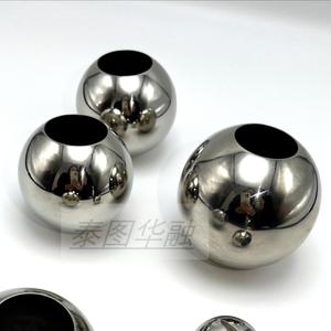 Bola Bearing berongga baja tahan karat dipoles 80mm 65mm kustom bola logam bola baja berongga besar - Product Image 2