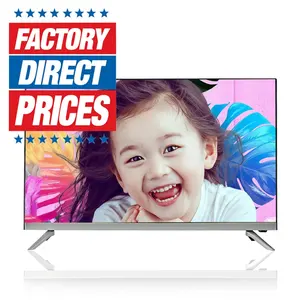 High Quality TV Supplier 4K hd smart flat screen frameless television buying in bulk wholesale 65 55 32 inch android lcd led tv