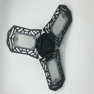 Projecteur LED de sécurité déformable 60W à capteur PIR 360° pour garage, éclairage de plafond super lumineux - Product Image 1
