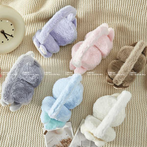 Оптовые теплые ушные наушники-грелки из плюша с мультяшным кроликом Лабо для студентов и детей на осень-зиму - Product Image 4