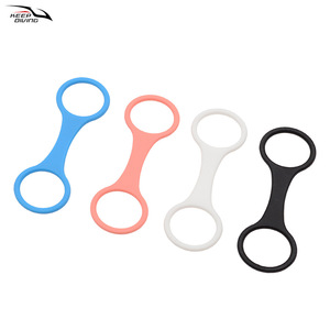 Keep Diving Dive Gear Silicone 8-Shaped <b>Ring</b> Connector <b>Adjustable</b> Snorkel <b>Clip</b> For Free Diving Equipment - Product Image 4