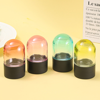 Emballage alimentaire personnalisé de 100 ml, coloré, anti-odeur, pour fleurs séchées, pilules, capsules, pot en verre de 3,5 g avec couvercle à sécurité enfant