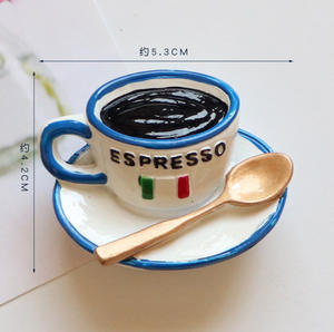 逼真欧式高档环保数码印刷食品树脂冰箱贴磁性鸡蛋面包3D婚礼 - Product Image 6