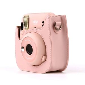 Étui en PU pour appareil photo instantané Instax Mini 11, sac en cuir PU avec poche et bandoulière réglable - Product Image 1