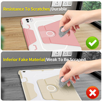Casing Tablet Transparan Lipat Y Detachable Pro11 2024 dengan Stand, Grosir Casing Tablet dengan Cetak Logo