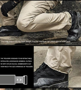 男士511战术货运裤透气防撕裂弹性五边形工作裤户外徒步直走 - Product Image 6