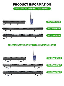 Lumière murale LED RGBW RGB IP65 avec contrôle Bluetooth, couleur <span class=keywords><strong>et</strong></span> blanc réglables, pour l'éclairage architectural <span class=keywords><strong>et</strong></span> paysager - Product Image 6