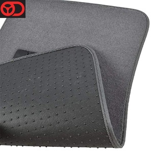 Tapis de sol intérieur de voiture, ensemble complet de 4 pièces, universel, avant et arrière avec <span class=keywords><strong>talon</strong></span>, tapis lavable, noir, gris et <span class=keywords><strong>Beige</strong></span> - Product Image 2