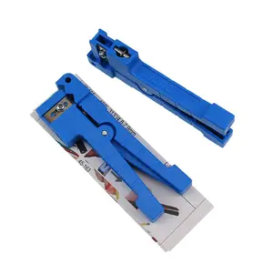 Extra Blade Easy Operate Cable Stripper For Network Cutter Wire Clamp Jacket Slitter Tool Fiber Optic Portable Efficient Coaxial