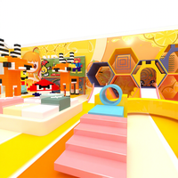 Aoleao - Parque Infantil Interior Personalizado con Tobogán, Piscina de Pelotas y Cuerda para Escalar, para Niños, Juego Suave, Certificado CE, TUV, CPC