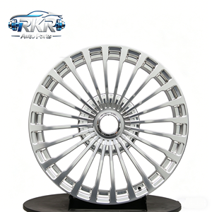 Jantes en alliage RKR abordables, de luxe, multi-rayons, à profil profond, argentées, pour tout-terrain, compatibles Patrol 5x112 5x108 18 pouces. - Product Image 4