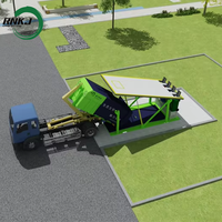 Compacteur de déchets hydraulique RNKJ, compacteur mobile, conteneurs de recyclage des déchets, station de compactage des déchets souterraine