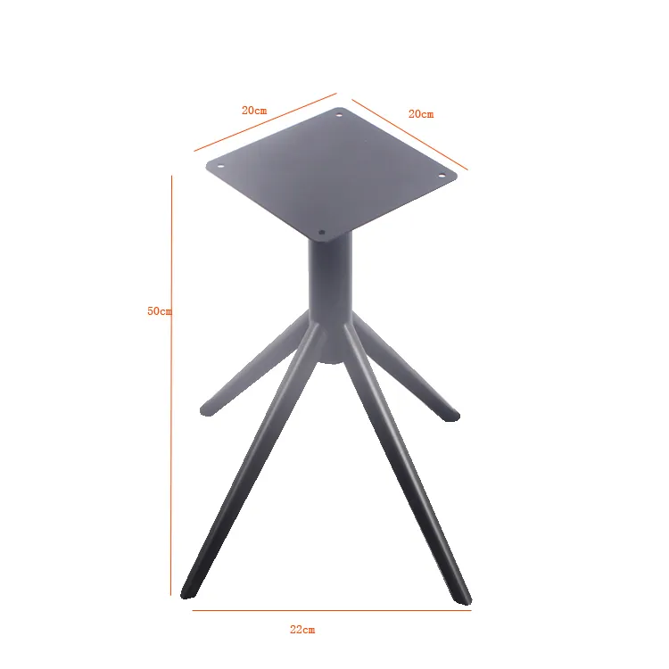 Großhandel Produktion Büromöbel Fuß 4 Sterne Bein Stuhl Spiel Stuhl Metallteile rotierende Bürostuhl Basis