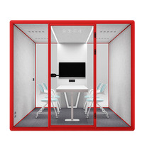 Salle de réunion acoustique bureau Silence boîte de réception Mini intimité personnelle cabine d'appel téléphonique pour bâtiment commercial appartement salle de sport