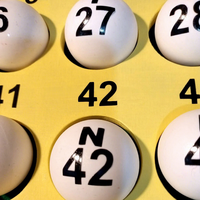 Jeu de bingo, lot de boules de bingo