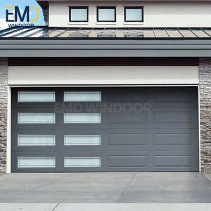 Portes de garage résidentielles avec cadres en acier durable et verre - Product Image 2