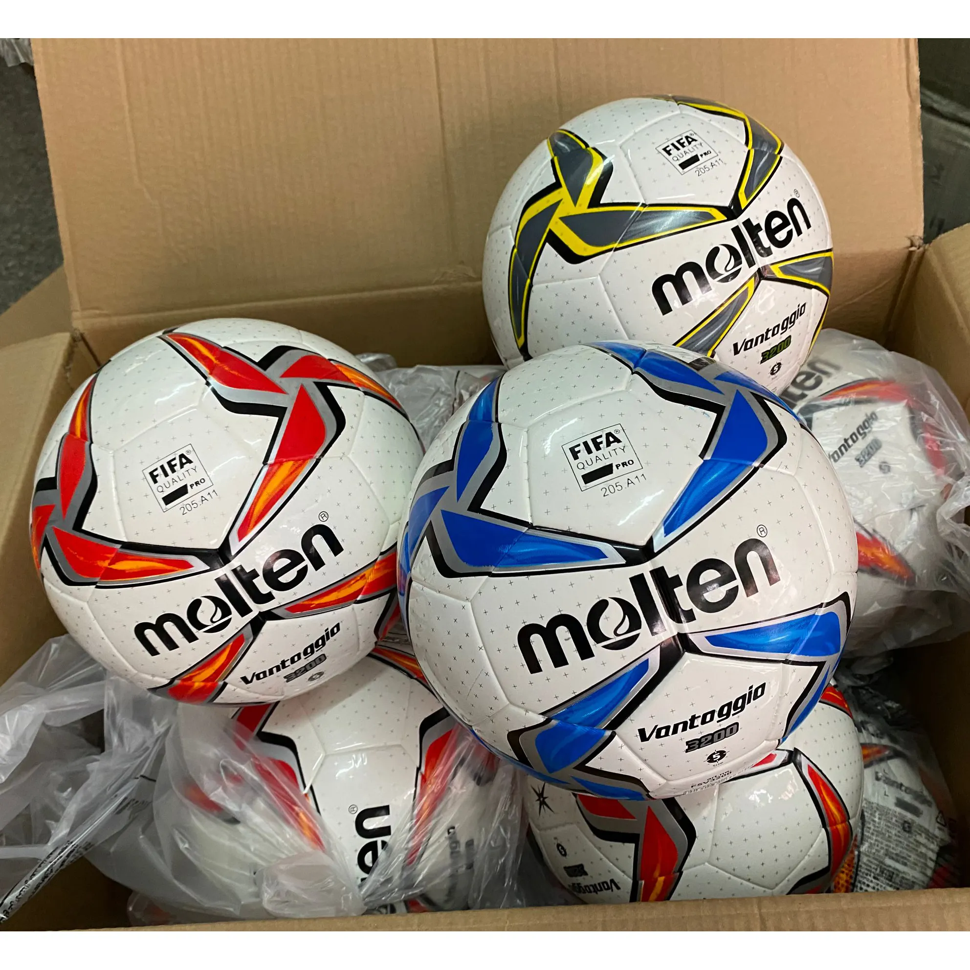 Ballon de football en TPU personnalisé, marque de qualité supérieure, moule thermo-désossé, taille 5, 5000
