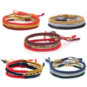 2026 Hot Sale Handmade Woven Vajra Knot <b>Bracelet</b> <b>Adjustable</b> Handmade Knot Wrist <b>Bracelet</b> for Women Men - Product Image 1
