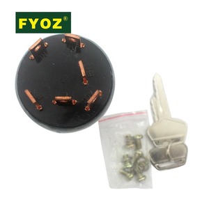 Interrupteur d'allumage avec 2 clés 22B0611910 20Y0624680 pour Komatsu <span class=keywords><strong>PC7</strong></span> PC60-7 PC100-7 PC240-8 Pièces de distributeur d'allumage - Product Image 6