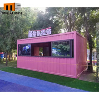 Vente en gros en Chine de conteneur en acier de couleur modèle mobile personnalisé de 20 pieds 40 pieds Maison conteneur préfabriquée mobile à assemblage rapide en carton ondulé