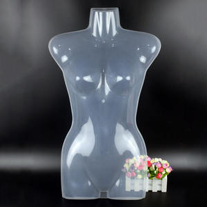 도매 두꺼운 매우 투명 마네킹 섹스 여성 의류 속옷 의류 다목적 마네킹 플라스틱 바디 - Product Image 5