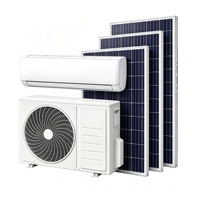 SHUNZI Solar Energy Inverter Arus Searah AC Split Wall Mounted 36000 BTU AC/DC Hybrid untuk Rumah Tangga dan Komersial