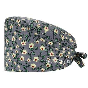 ผู้ผลิตจัดหาหมวกแพทย์แบบใช้แล้วทิ้งสำหรับบุคลากรทางการแพทย์ แบบยูนิเซ็กซ์ มีแถบสี - Product Image 5