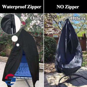 <span class=keywords><strong>Housse</strong></span> de protection imperméable à fermeture éclair <span class=keywords><strong>pour</strong></span> <span class=keywords><strong>chaise</strong></span> <span class=keywords><strong>longue</strong></span> <span class=keywords><strong>suspendue</strong></span> de patio de 73 pouces, hamac incurvé en plastique <span class=keywords><strong>pour</strong></span> extérieur, <span class=keywords><strong>chaise</strong></span> à bascule - Product Image 6