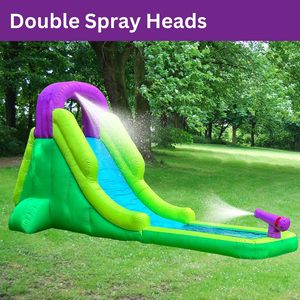 Tobogán acuático inflable comercial colorido del bloque barato de la venta caliente tobogán inflable de los niños con la piscina - Product Image 3