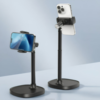 Nuevo Soporte para Teléfono de Escritorio 2026 con Rotación de 360°, Cabezal de Bola, Aleación de Aluminio, Altura Ajustable, para Transmisión en Vivo y Video