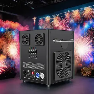 Máquina de faísca de fogo frio ideal para palco de festas de casamento com controle remoto DMX 600w