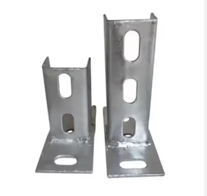 Adjustable Solar Mounting System for Flat Roof Installation with Steel Rail Mid and End <b>Clamps</b> and <b>C</b>-Channel - Product Image 5