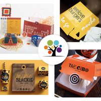 Boîte à hamburger en papier kraft biodégradable, résistante à l'huile, avec logo personnalisé, robuste et écologique, pour les services de traiteur et les fêtes