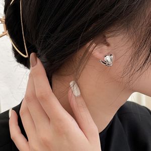 S925 Sterling Silver Heart Clip-on Earrings For Women Simple Retro Elegant Everyday Wear Student Jewelry - Product Image 4