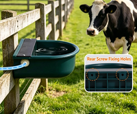Plastic Cow Automatic Water Bowl Large Cow Cattle Horse Sheep Drinking Water Bowl Automatic Drinkers Feeders