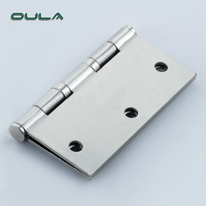 Bisagra plana plateada de acero inoxidable de 3 pulgadas de diseño moderno Bisagra de puerta de rodamiento de bolas de 2,2 de espesor Fabricante de <span class=keywords><strong>bisagras</strong></span> planas - Product Image 2
