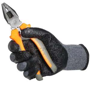 Fabrik-Großhandel Bau 10G 2-Faden Rutschfeste Atmungsaktive Langlebige Industrielle Latex-Arbeitshandschuhe - Product Image 2