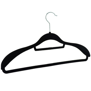 <span class=keywords><strong>Cintre</strong></span> à vêtements en <span class=keywords><strong>velours</strong></span> noir antidérapant à épaules larges avec coussinets d'épaule YT <span class=keywords><strong>pas</strong></span> <span class=keywords><strong>cher</strong></span> - Product Image 1