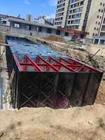 Réservoir d'eau composite BDF souterrain, assemblé par boulons, structure anticorrosion et étanche, pour stockage enterré et applications incendie