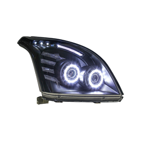 Faros de Xenón para Toyota Land Cruiser <span class=keywords><strong>Prado</strong></span> 2003-2009, Conjunto de Faro con Lente Modificado y Luz LED de Marcha Diurna - Product Image 5