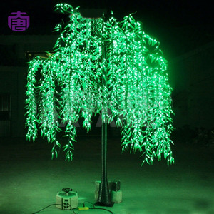 Árbol de Luz LED de Plástico Luminoso con Ramas Colgantes Brillantes para Decoración de Interiores y Exteriores en Festivales - Product Image 6